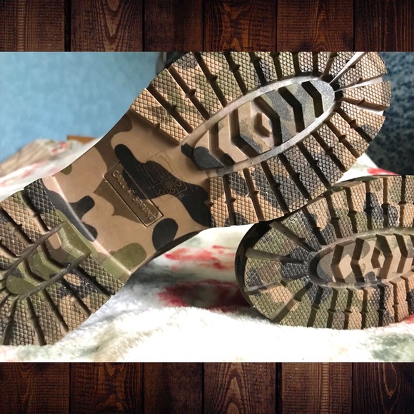 Call It Spring by ALDO lace up boots with light suede in camouflage - Picture 6 of 9